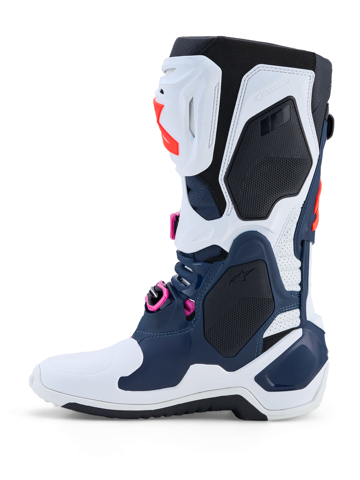Tech 10 Supervented Boots Drk Blue/Wht/Blk Fuxia 8