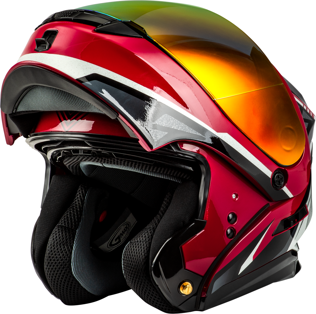 Md 01 Volta Helmet Red Metallic Lg
