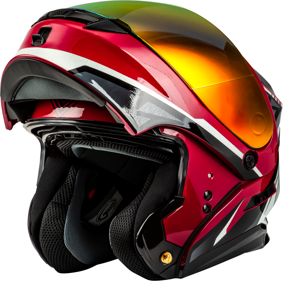 Md 01 Volta Helmet Red Metallic Lg
