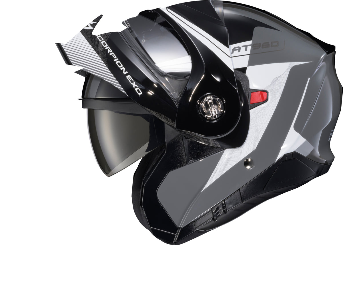 Exo At960 Modular Helmet Topographic 2 Blk/Wht/Grey Xl