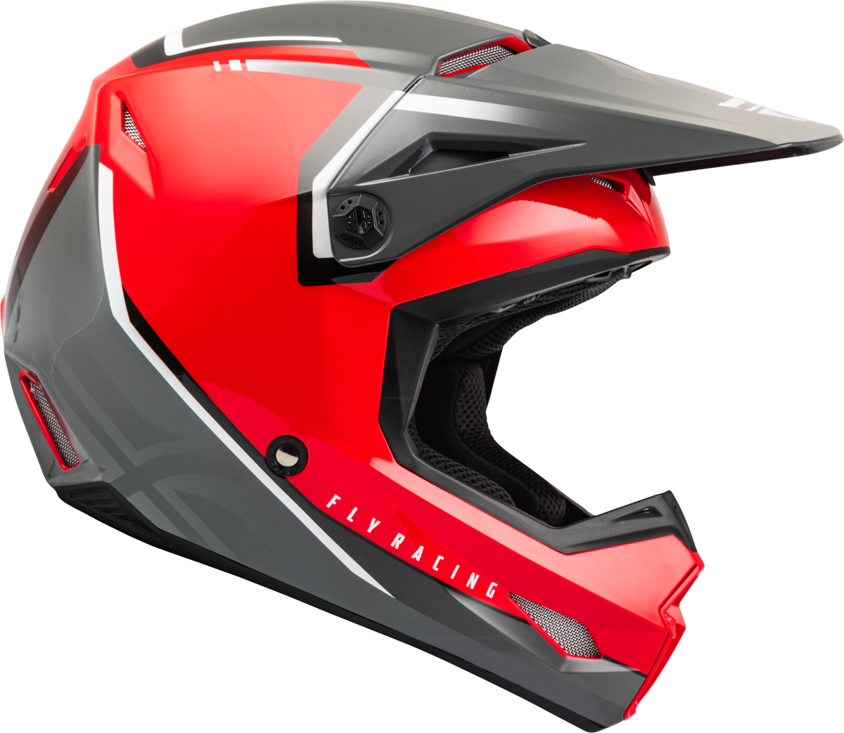 Kinetic Vision Helmet Red/Grey Sm