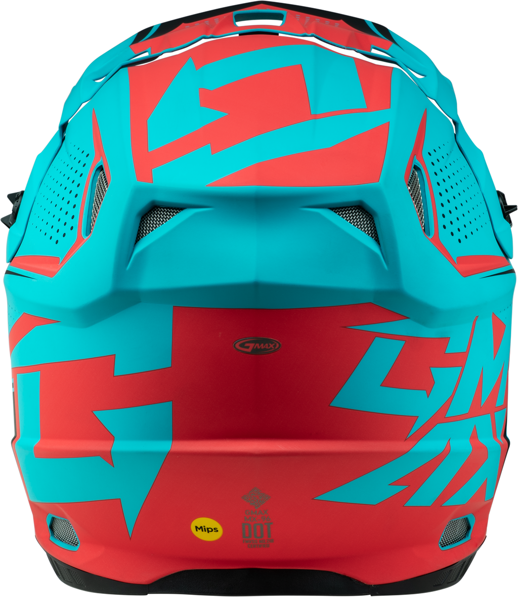 Mx 96 502 Helmet Matte Blue/Red  Sm
