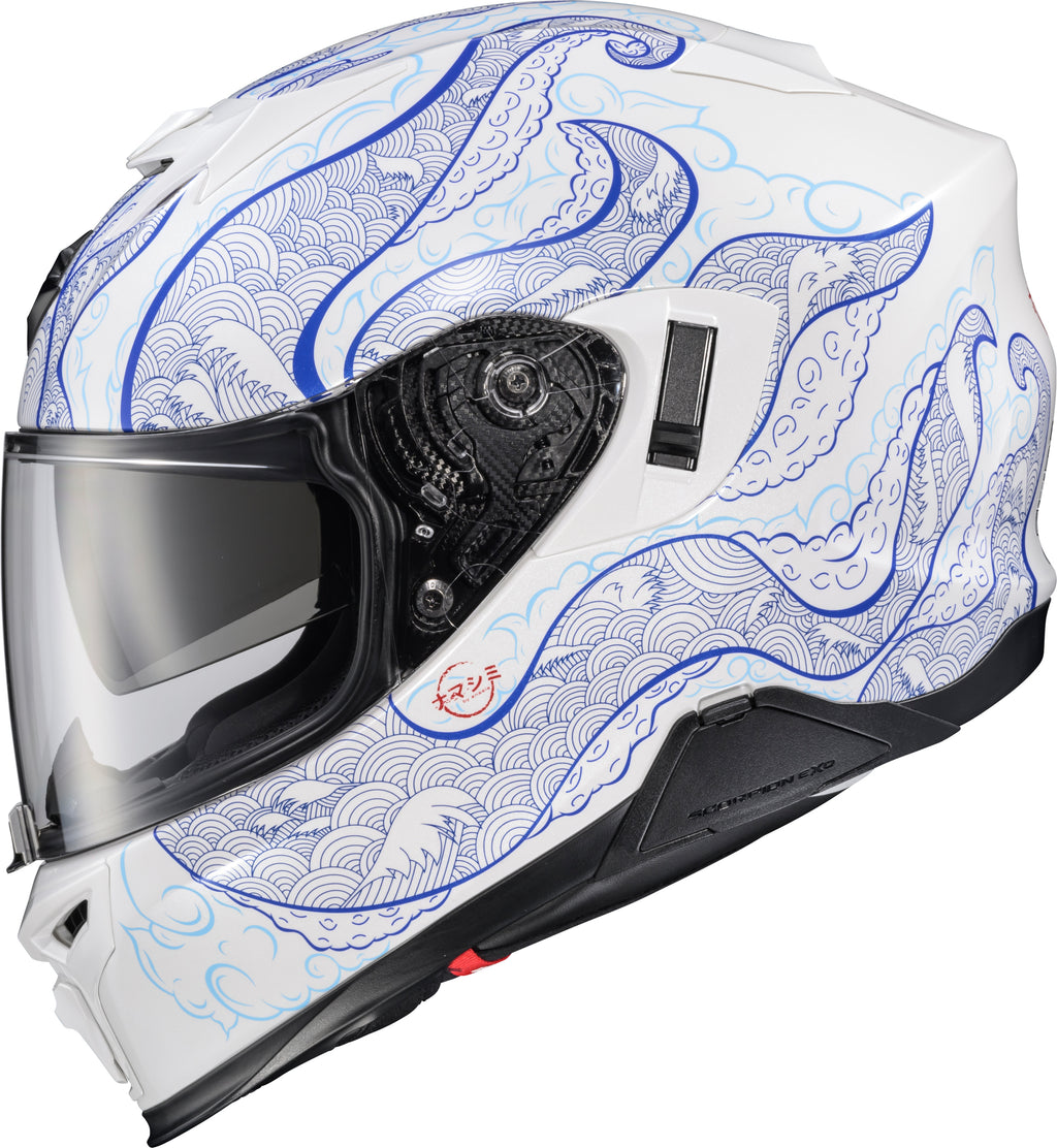Exo T520 Helmet Nama Shimi White/Blue Xs