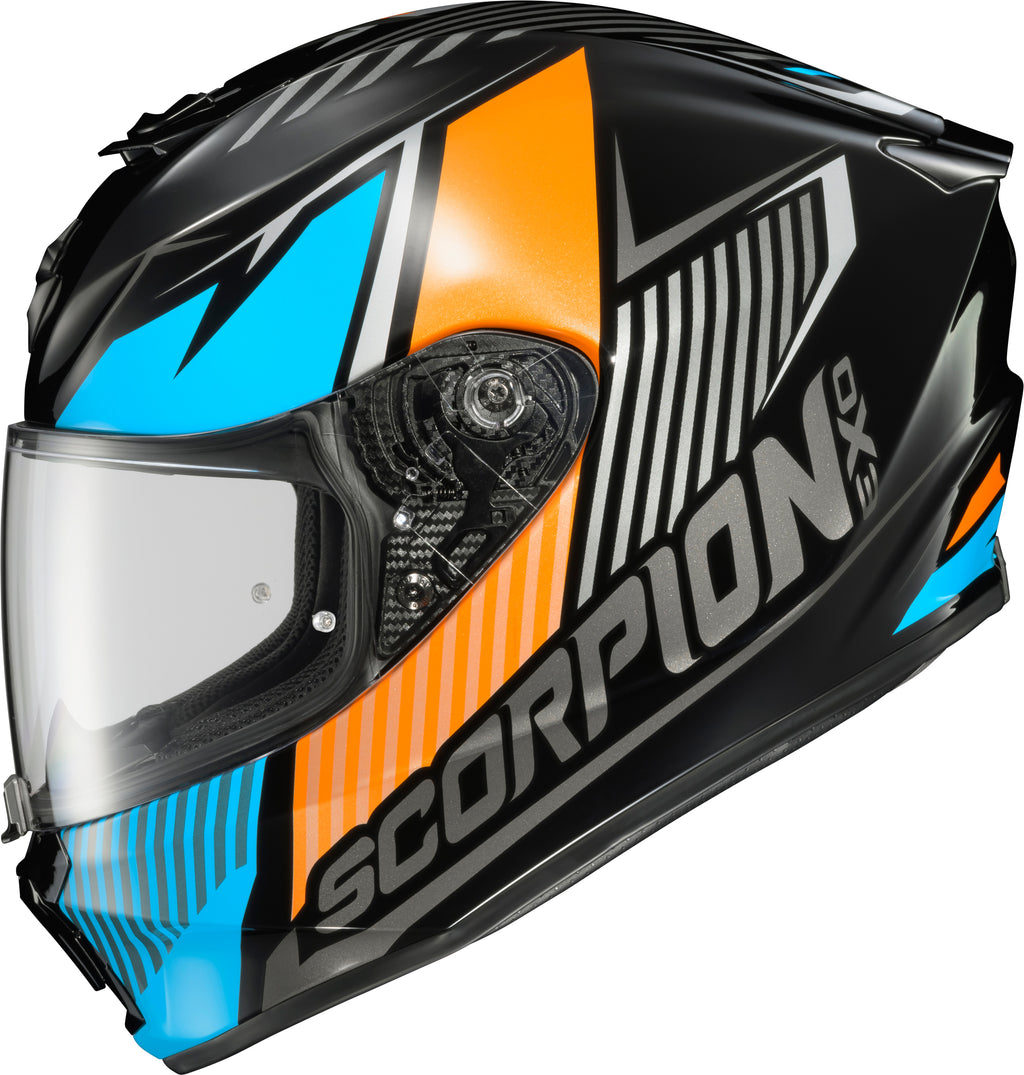 Exo R330 Full Face Helmet Hawker Light Blue Xl