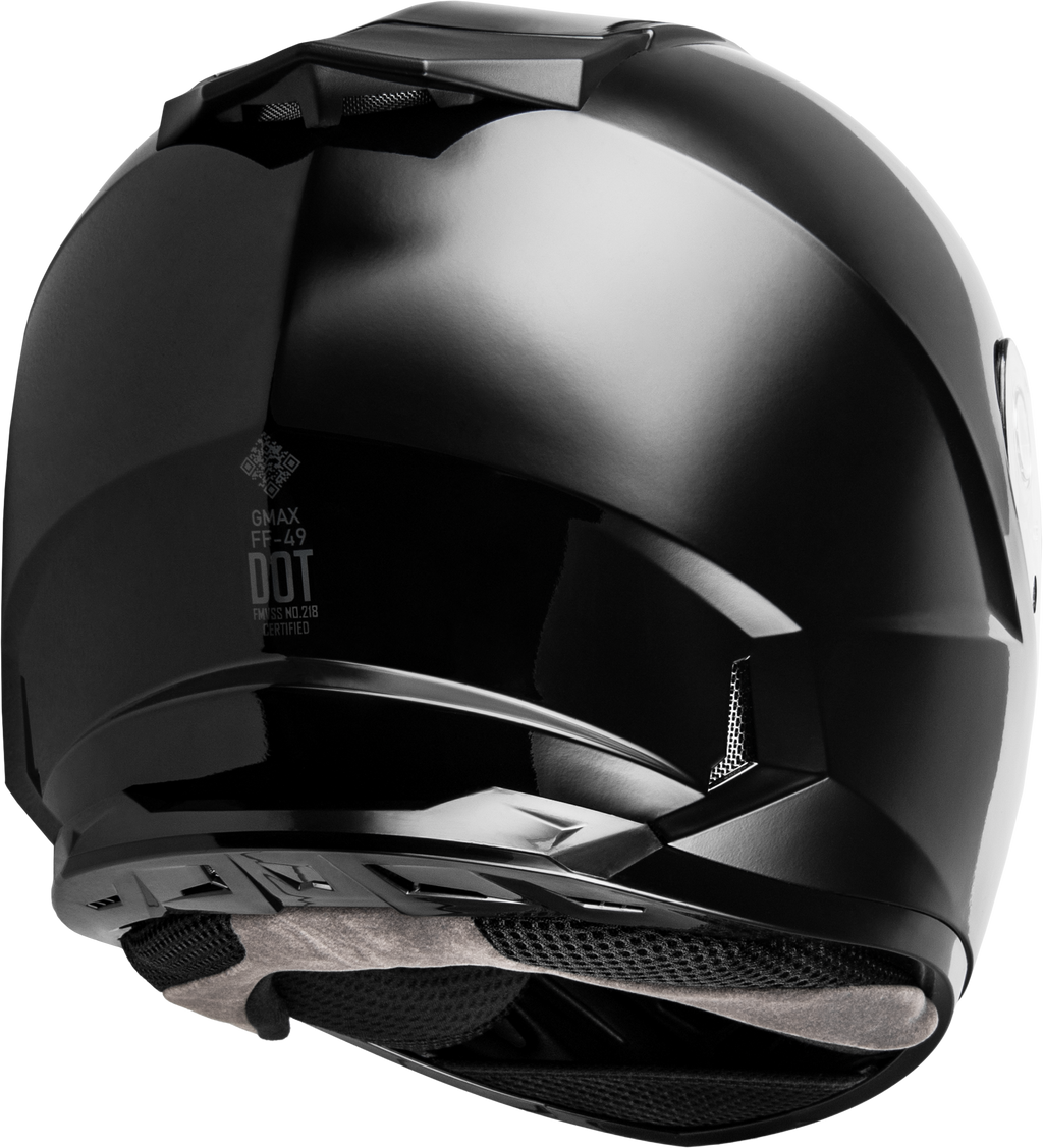 Ff 49 Solid Helmets Black Lg