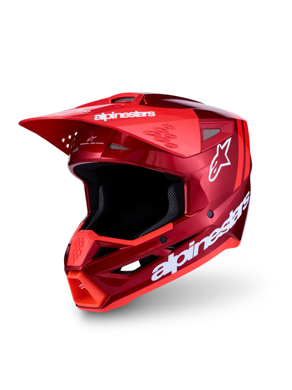 S M3 Radium Helmet Ece06/Dot Red Mot/Red Fl/Wht Gl Xl