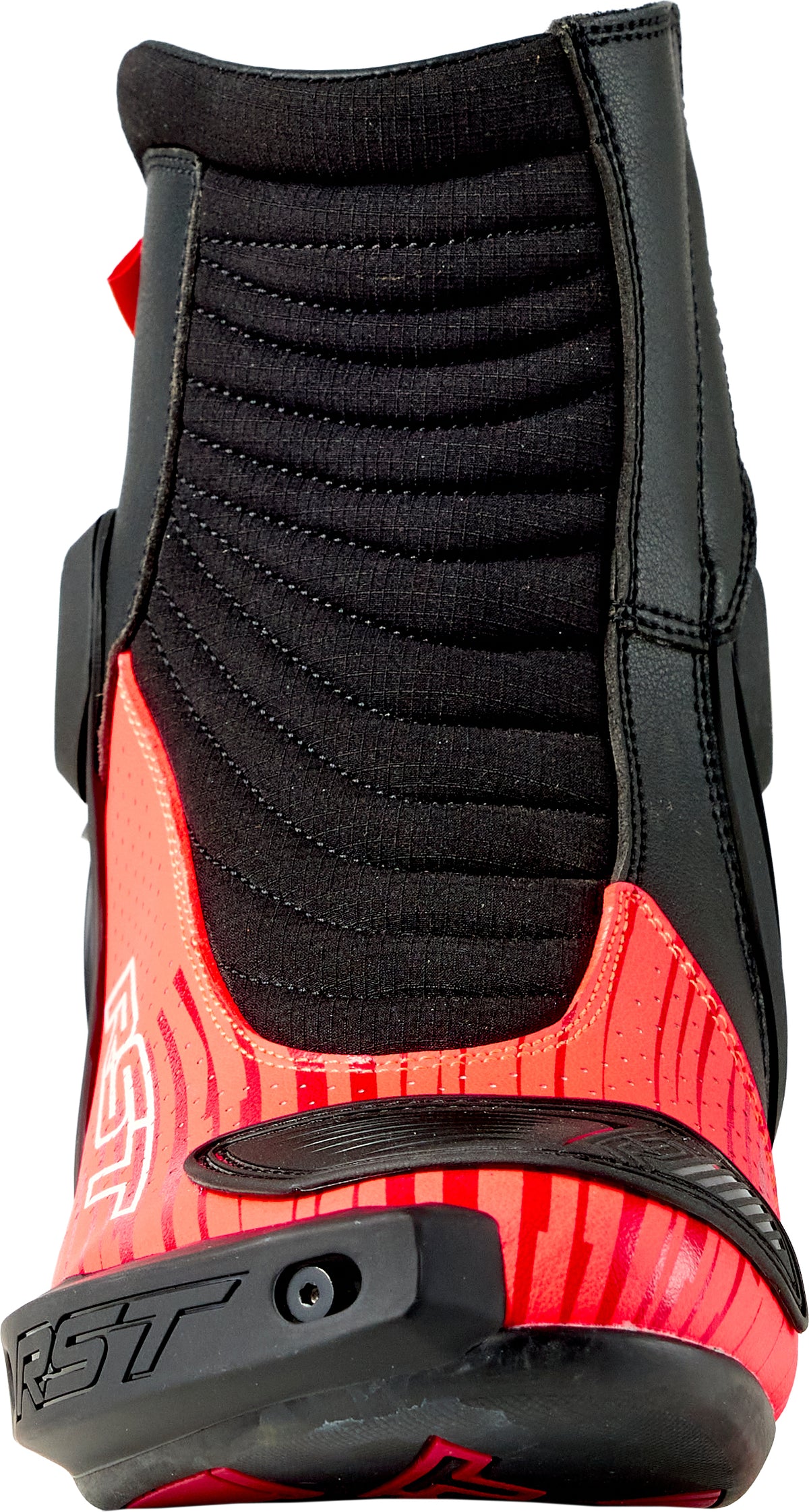 Tractech Evo D3o Short Boot Black/Flo Red 9