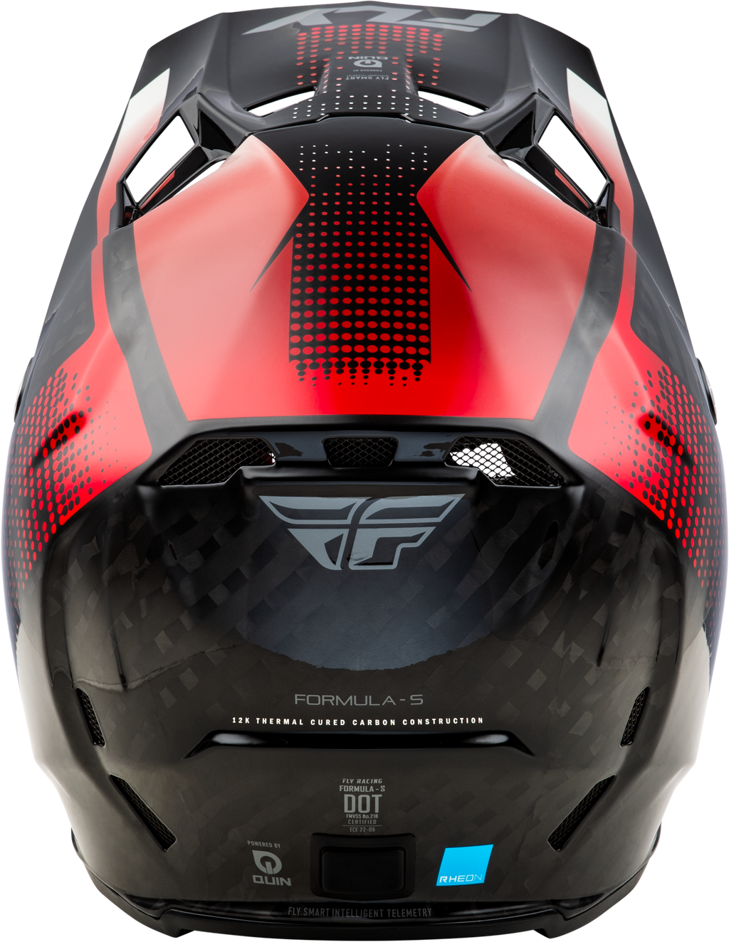 Formula S Carbon Protocol Helmet Black Carbon/Red Lg