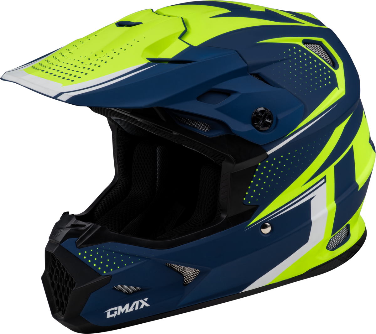 Mx 96 502 Helmet Matte Blue/Green  2x