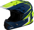 Mx 96 502 Helmet Matte Blue/Green  Md