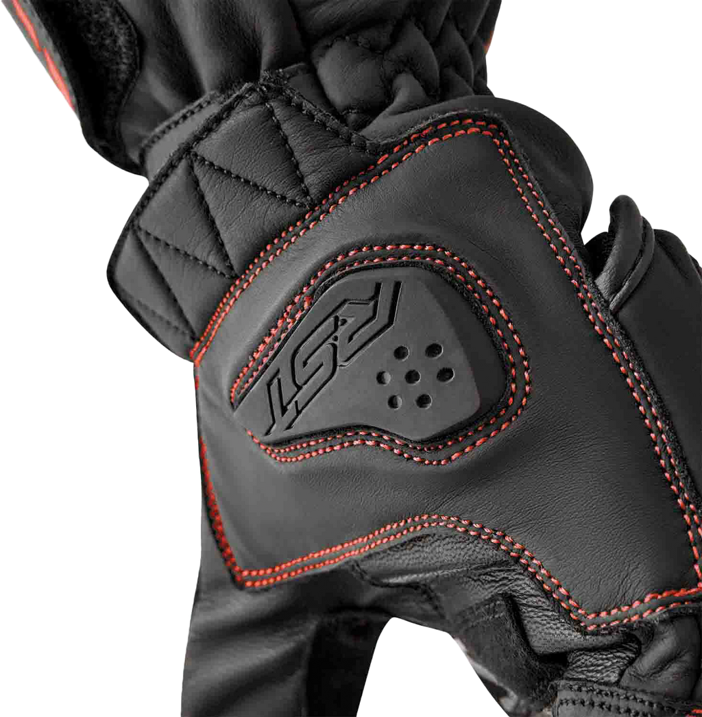 S1 Glove Blk/Red Leather 2xl