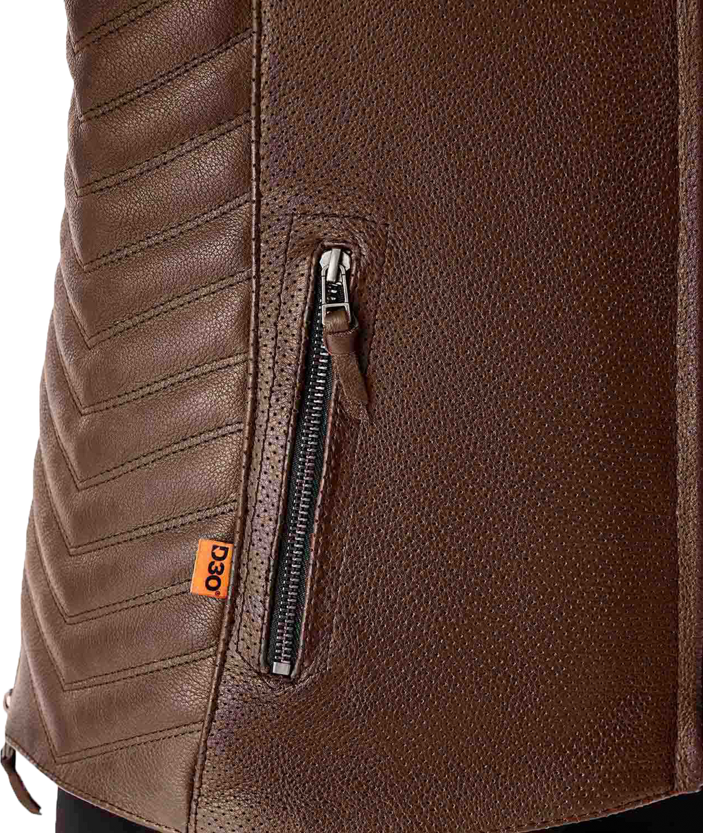 Womens Roadster Air D3o Jacket Brown Leather Xl