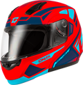 Md 04 Sector Helmet Matte Red/Blue Lg