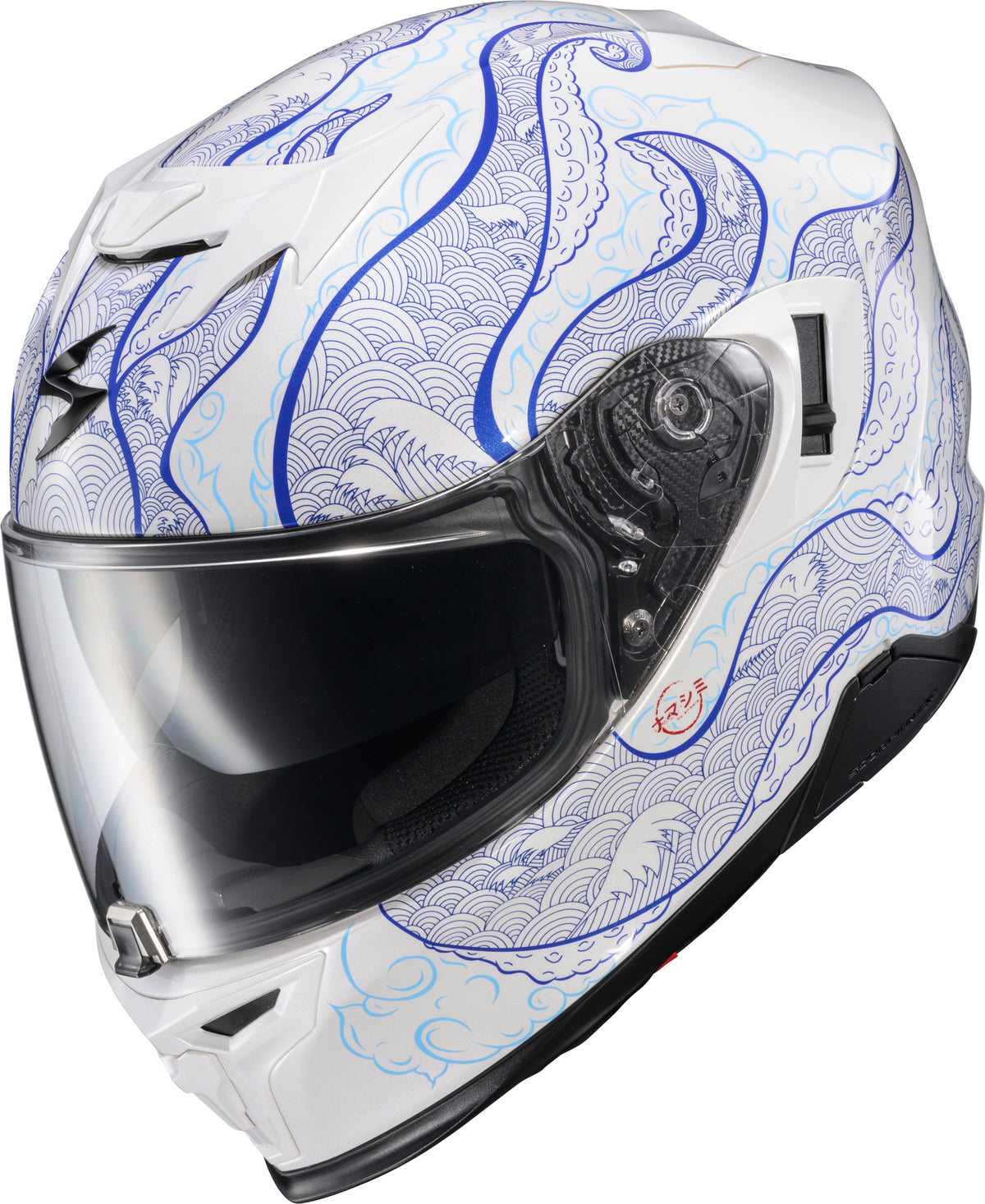 Exo T520 Helmet Nama Shimi White/Blue Xs
