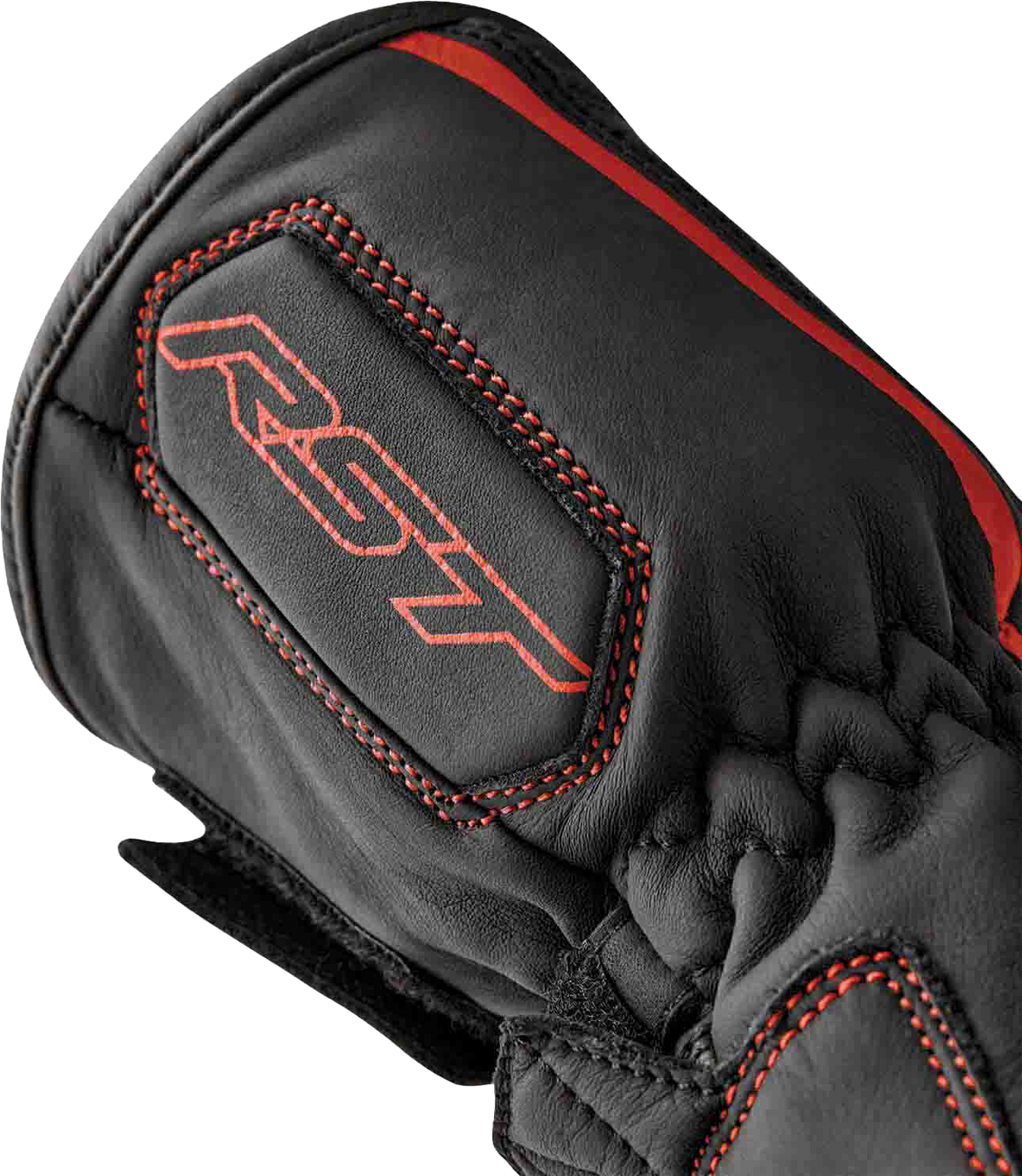 S1 Glove Blk/Red Leather 2xl