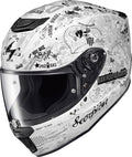 Scorpion EXO EXO-R330 Full Face Helmet Shake 2 White