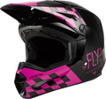 Kinetic Lite Rival Helmet Gloss Black/Pink 2x