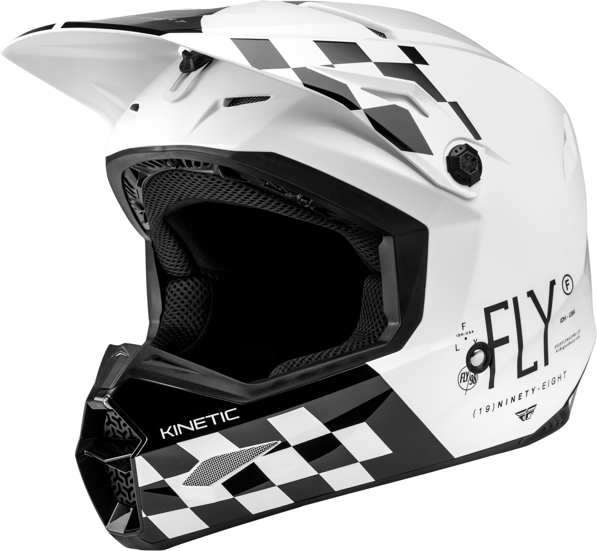 Kinetic Lite Rival Helmet Gloss White/Black Lg