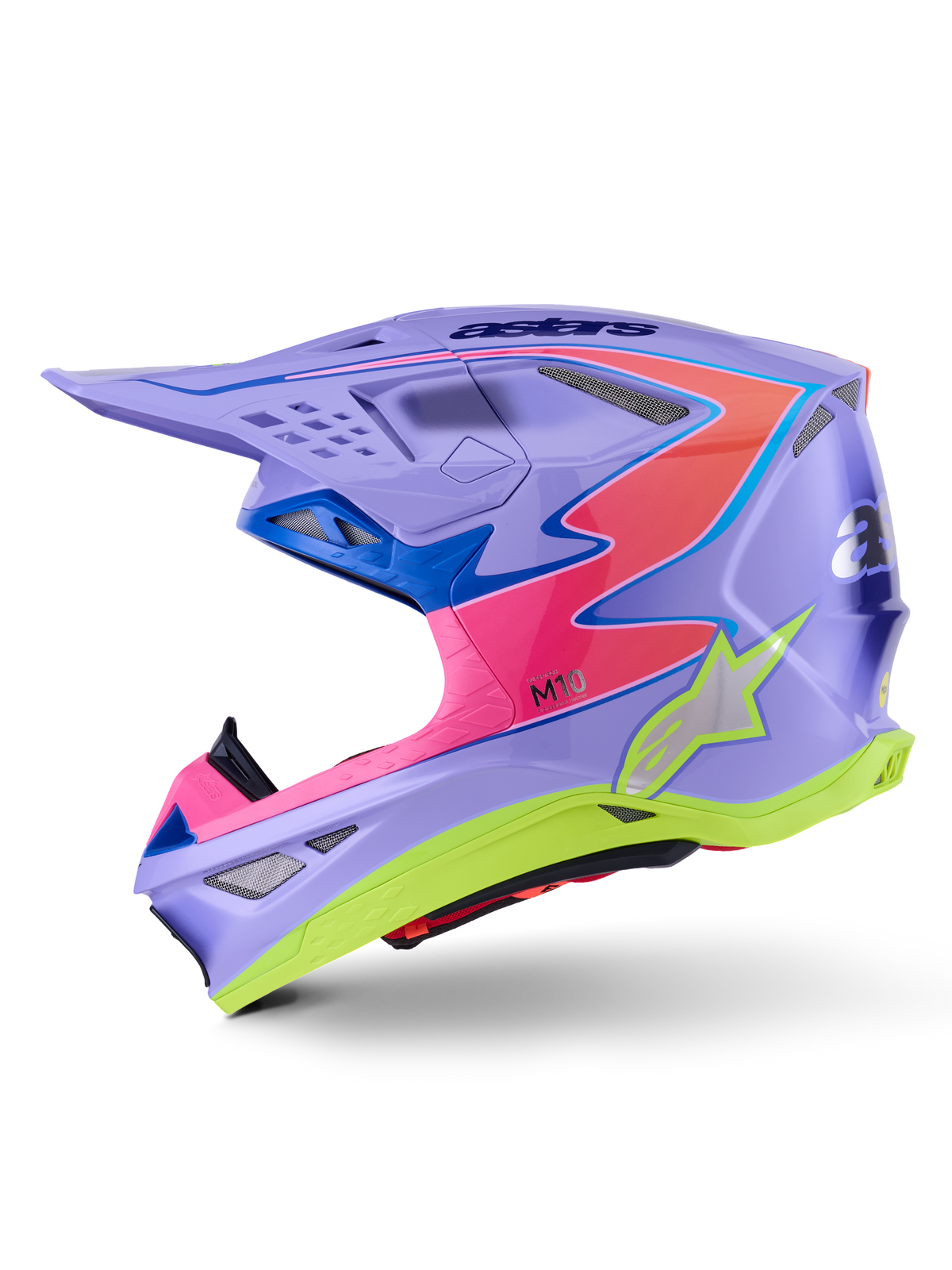 S M10 Jett Lawrence R01 Helmet Purp/Pnk Fluo/Ylw Fluo Gls Xl