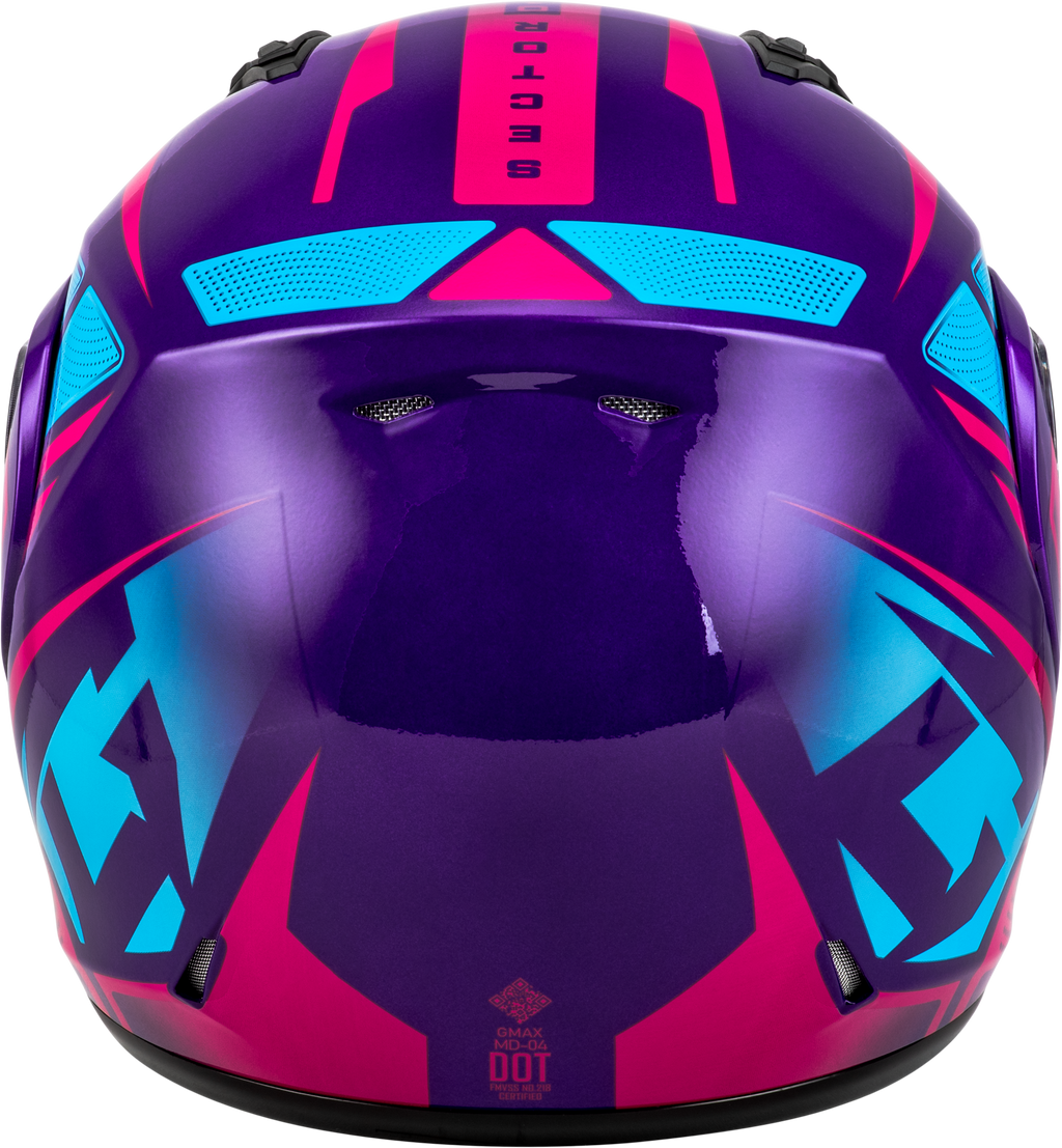 Md 04 Sector Helmet Violet/Pink Lg