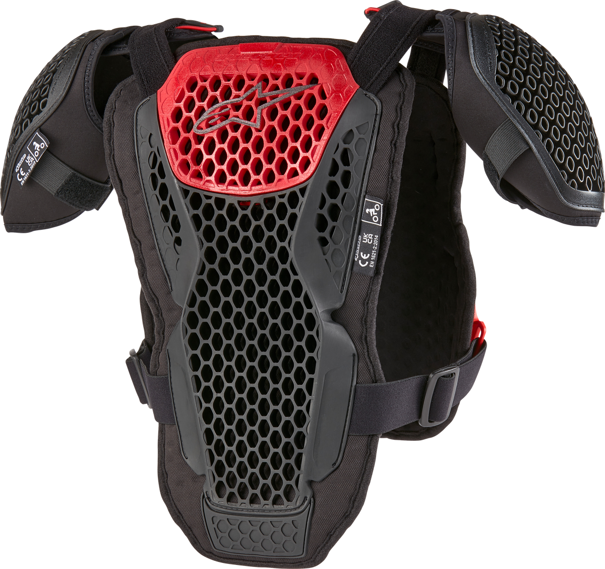 Bionic Action Youth Chest Protector Blk/Red Sm/Md