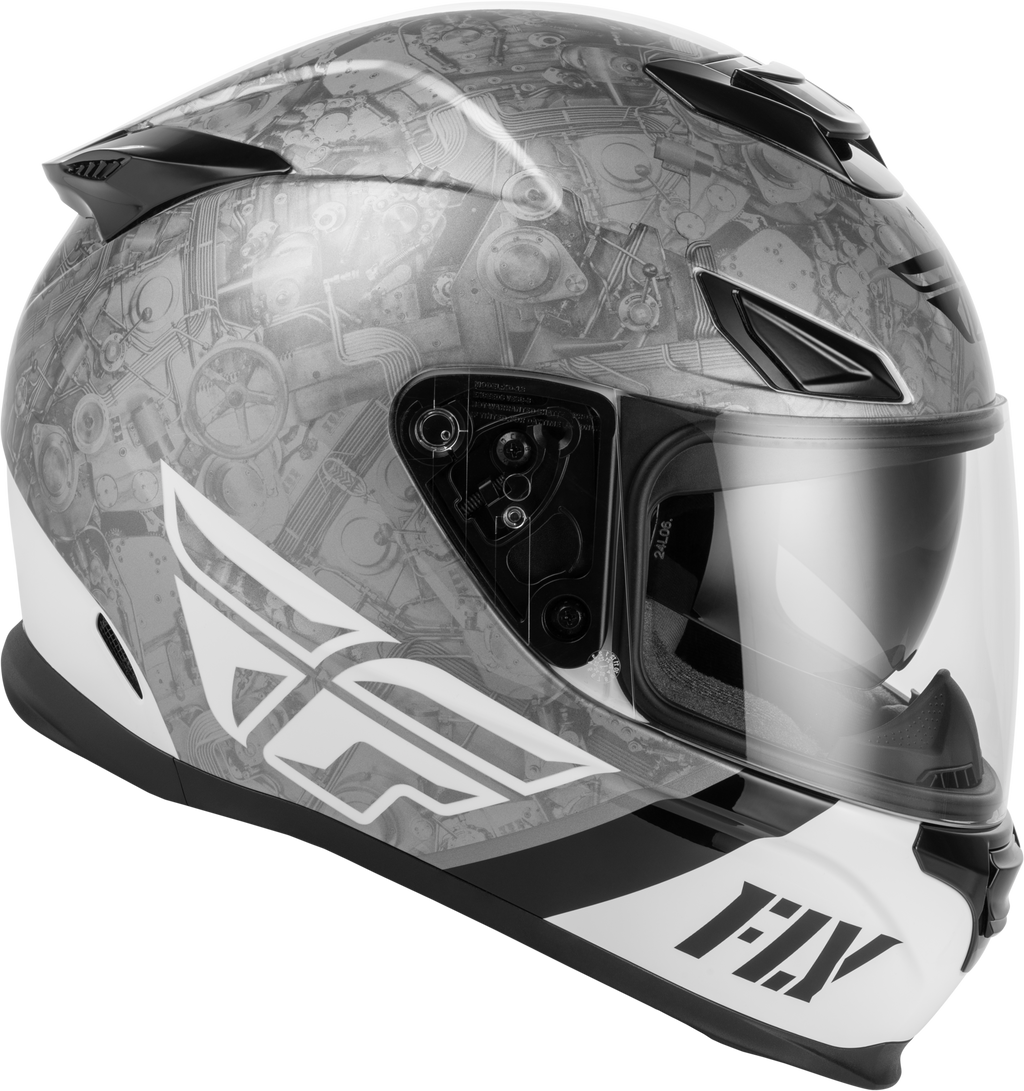 Sentinel Mech Helmet Black/White/Grey Xs