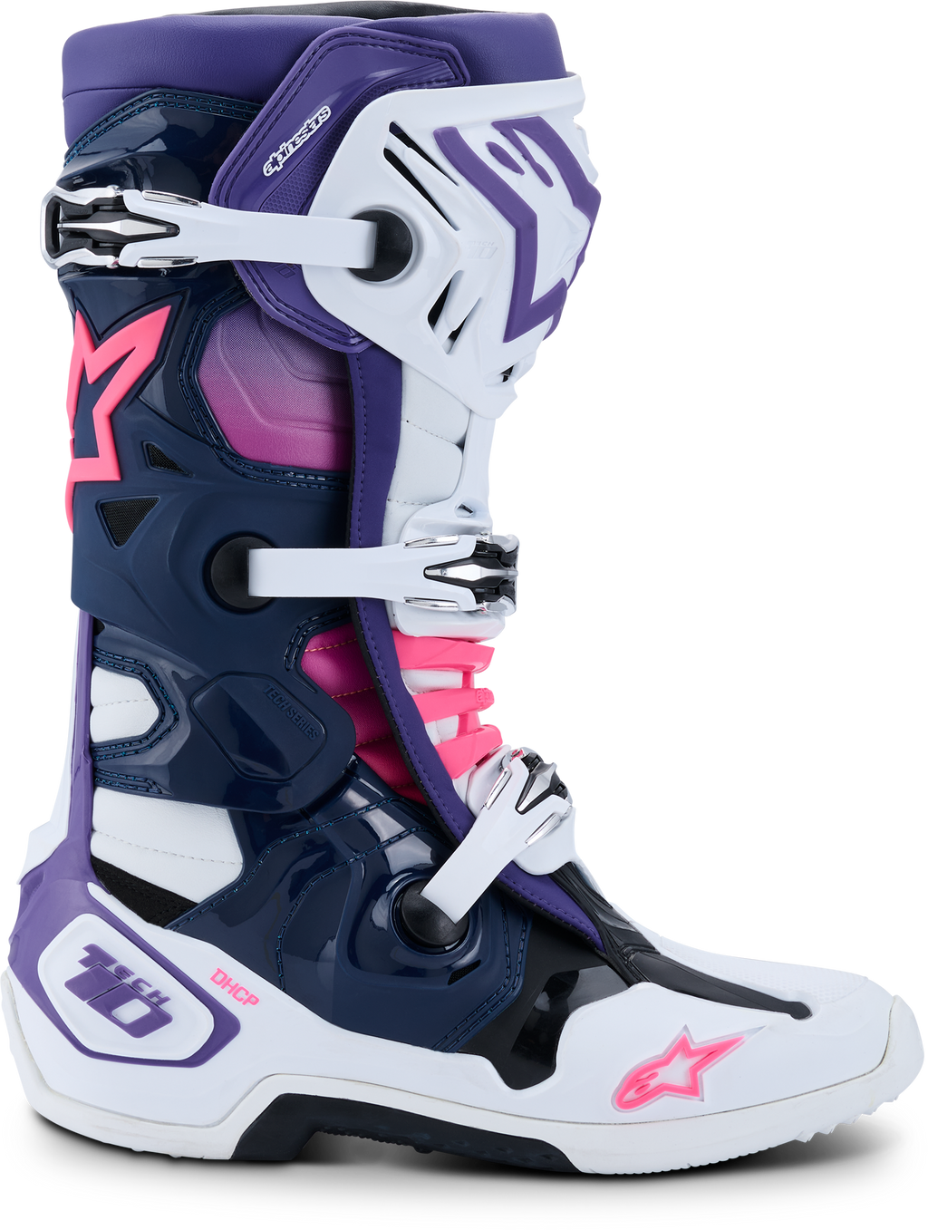 Tech 10 Wht/Violet/Nvy Bl/Pnk Fl 9