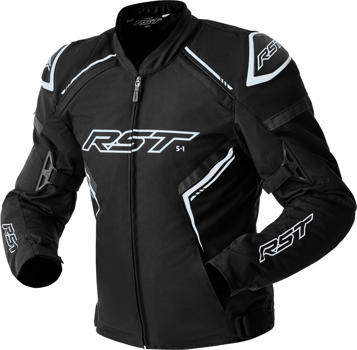 S1 D3o Textile Jacket Black/White 2x