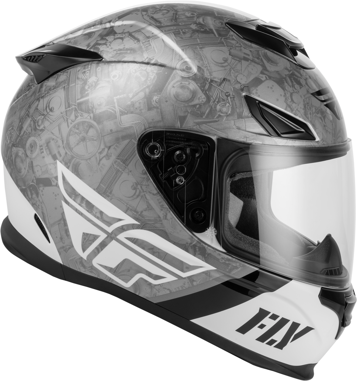 Sentinel Mech Helmet Black/White/Grey Xs