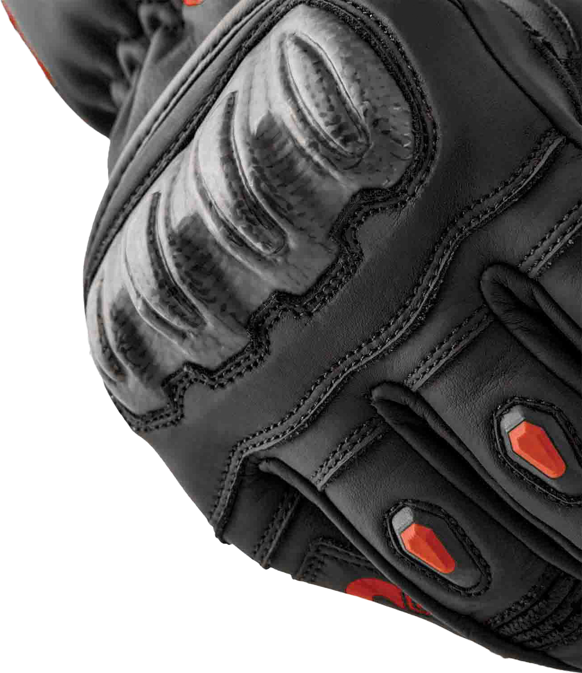 S1 Glove Blk/Red Leather 2xl