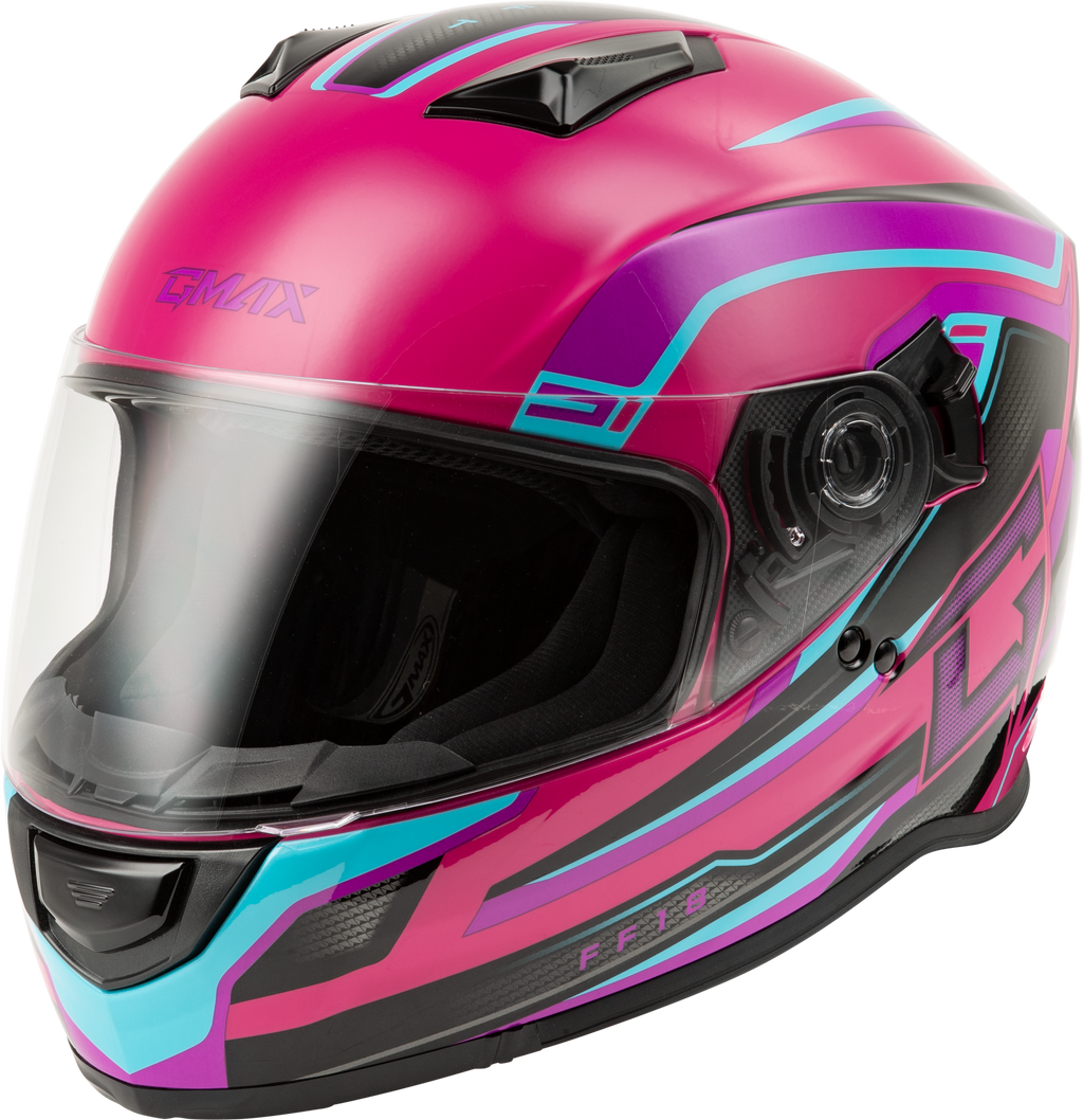 Ff 18 Drift Helmet Pink/Blue/Black Xs