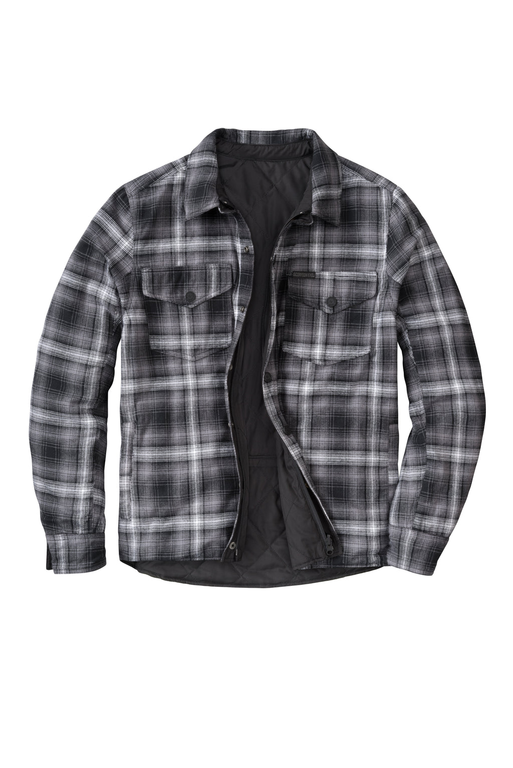 Morpheus Reversable Jacket Black/Plaid Grey Lg