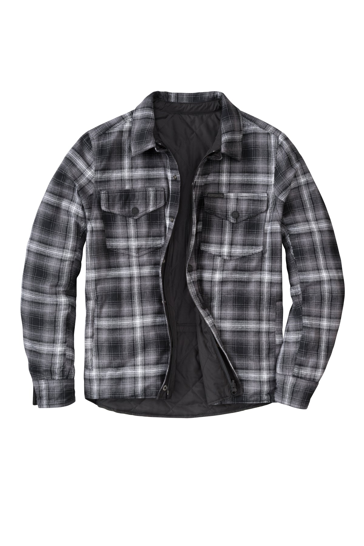 Morpheus Reversable Jacket Black/Plaid Grey Lg