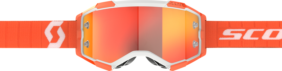Fury Goggle Orange Orange Chrome Works