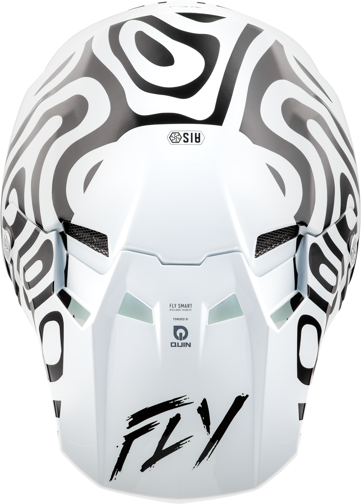 Youth Formula S Carbon Abyss Helmet White/Black Yl
