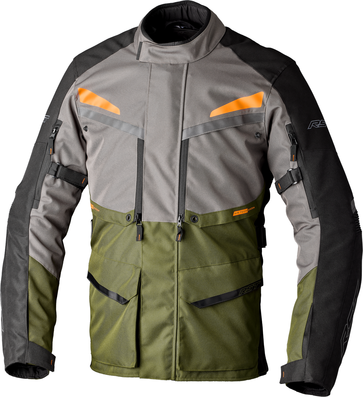 Maverick Evo Ce Jacket Khaki/Grey/Orange Textile 4xl