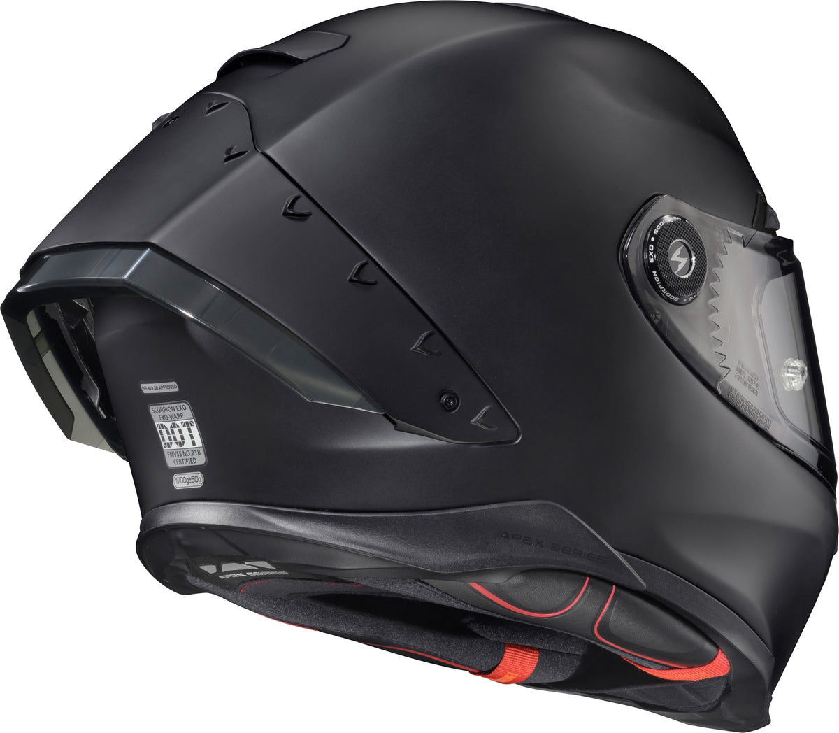 Apex Exo Warp Full Face Helmet Matte Black Xs