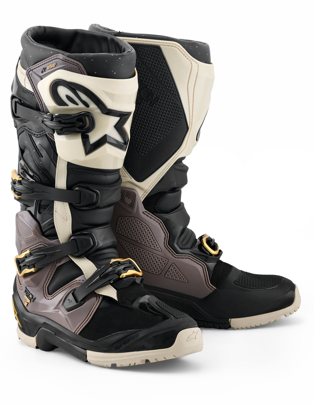 Tech 7 Enduro Drystar Black/Dark Gry/Gold 8