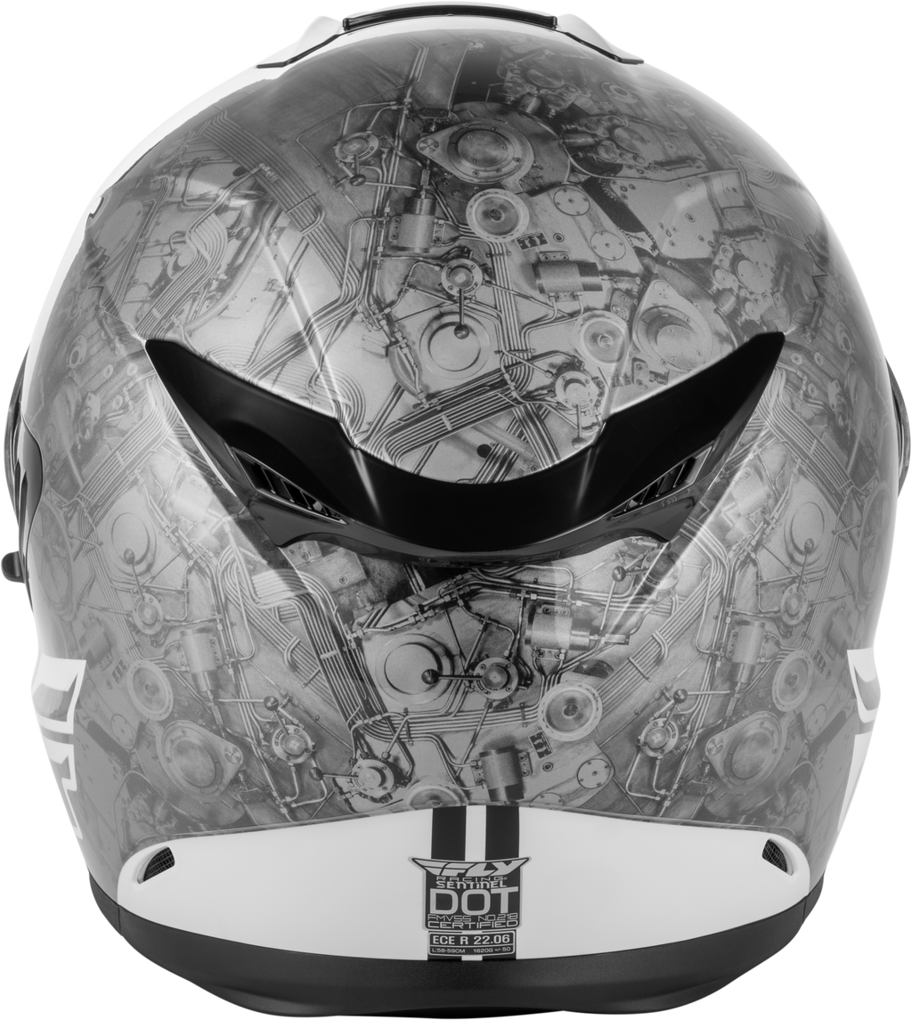 Sentinel Mech Helmet Black/White/Grey Xs