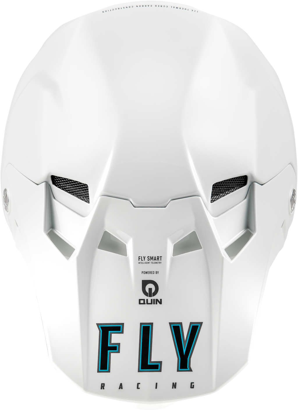 Youth Formula S Carbon Solid Helmet White Yl