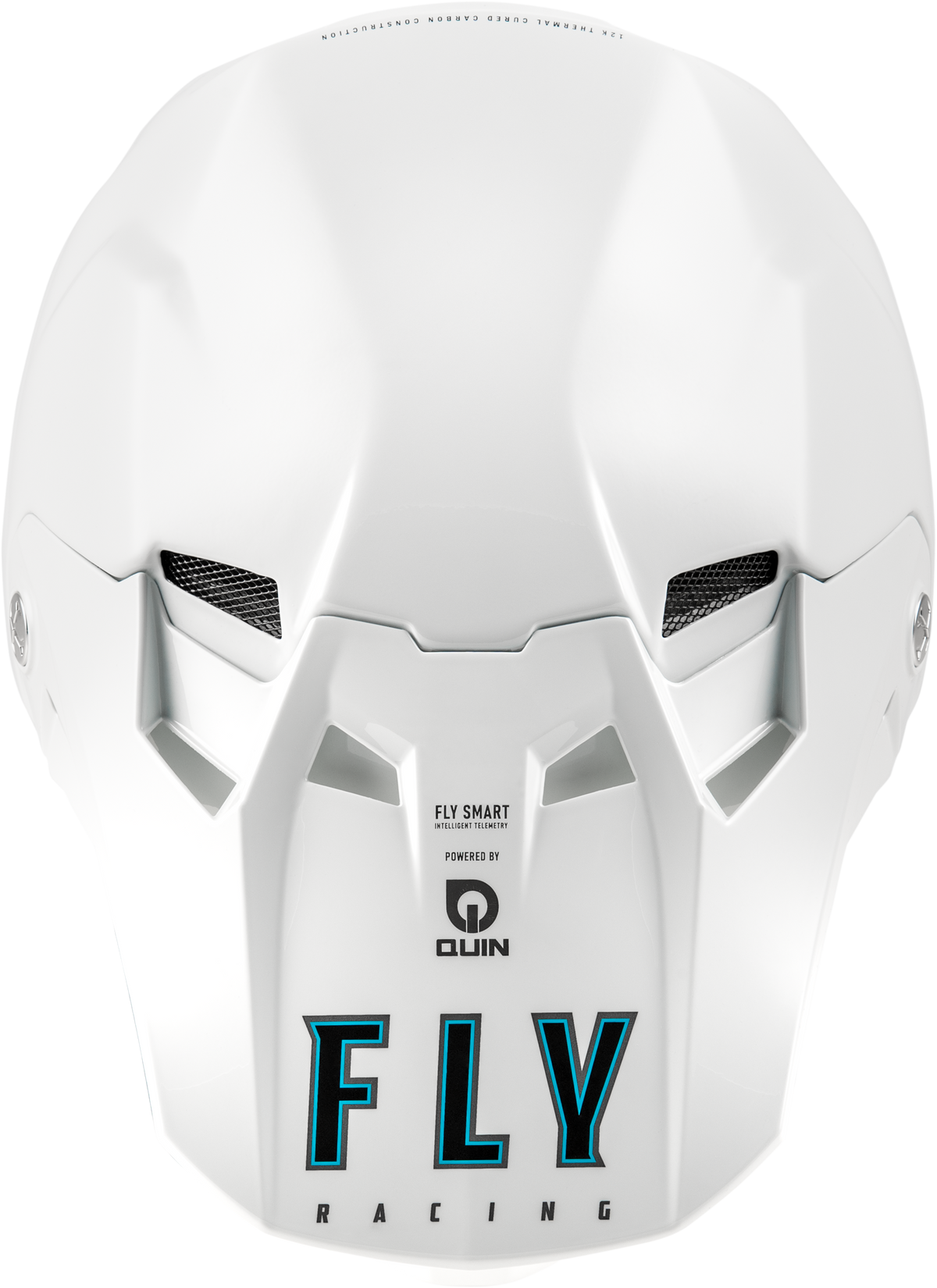 Youth Formula S Carbon Solid Helmet White Yl