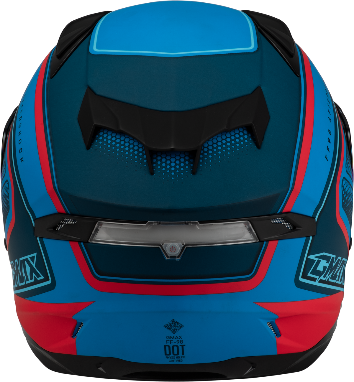 Ff 98 Aftershock Helmet Matte Blue/Red Xl