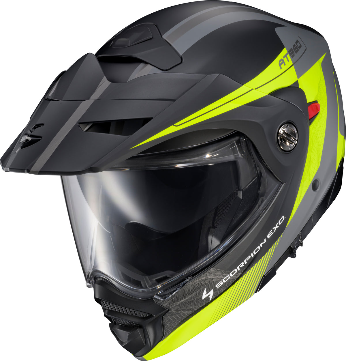 Exo At960 Modular Helmet Topographic 2 Hi Vis/Grey Xl