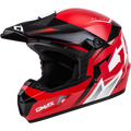 Mx 46 Compound Helmet Red/Black/White Lg