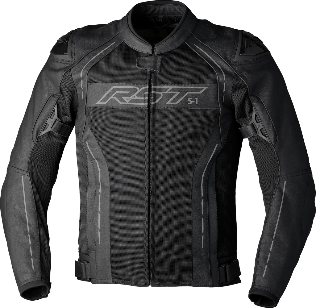 S1 Mesh Ce Jacket Black/Black Leather 2xl