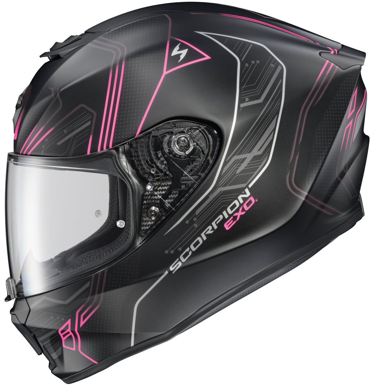 Scorpion EXO EXO-R330 Full-Face Helmet Bendr White/Pink