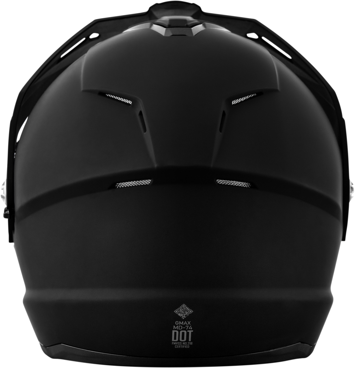 Md 74 Solid Helmets Matte Black Lg