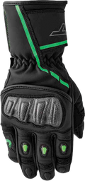 S1 Glove Blk/Flo Green Leather 2xl