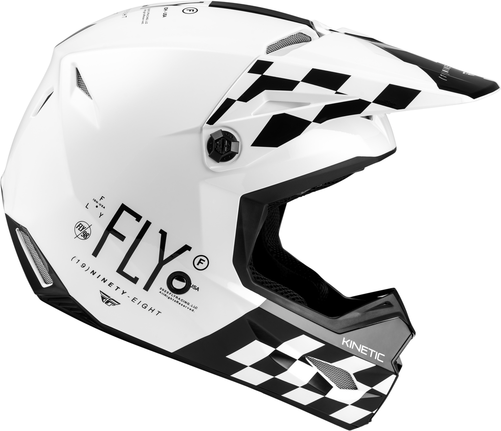 Kinetic Lite Rival Helmet Gloss White/Black Sm