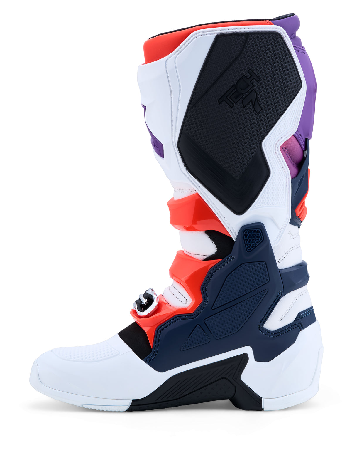 Tech 7 Boots Prpl/Wht/Dk Blue/Red Fluo 12